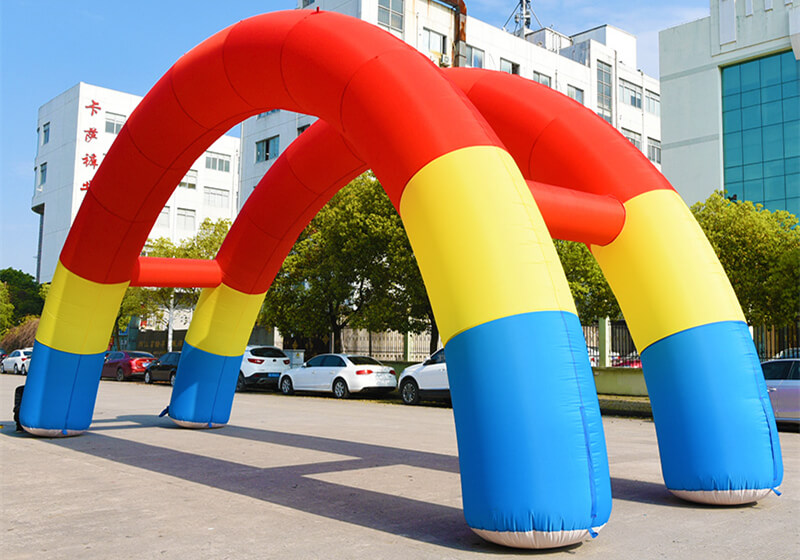 Round Double Arches E16-4 - Buy Custom Inflatable, Inflatable Entryway ...